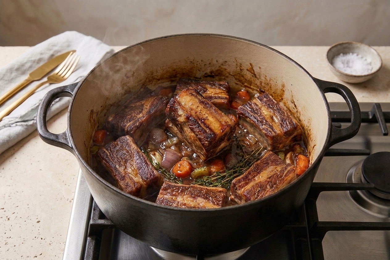 Oven Braised Short Ribs
