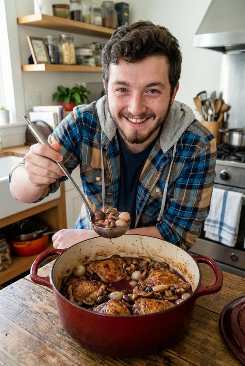 Comforting Coq Au Vin