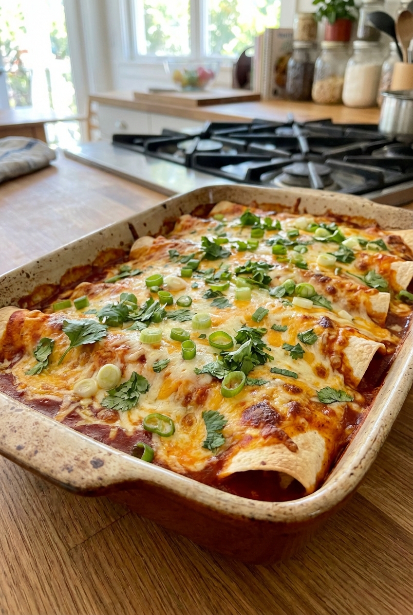 Healthy Savory Enchilada Casserole