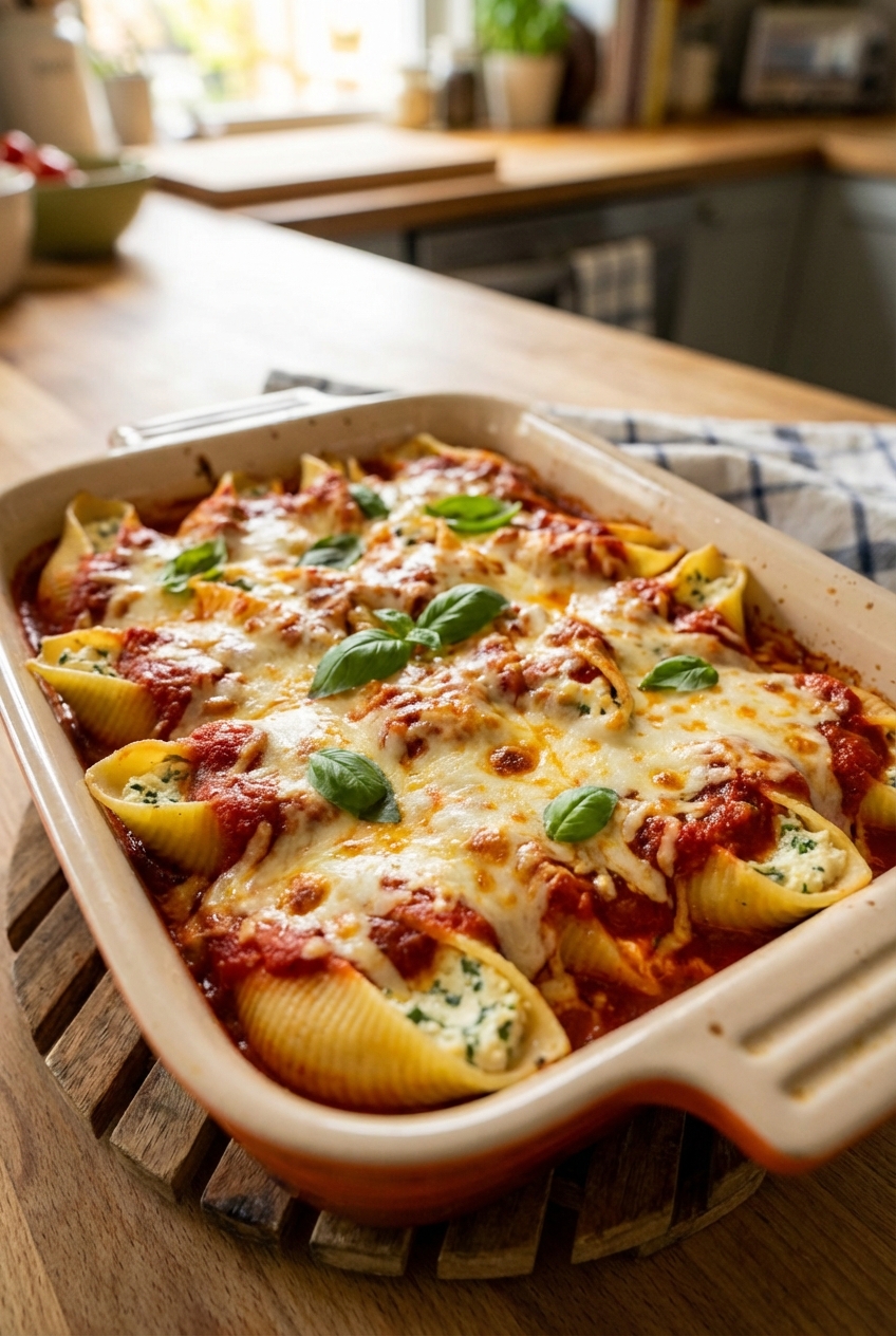 Cheesy Stuffed Shells