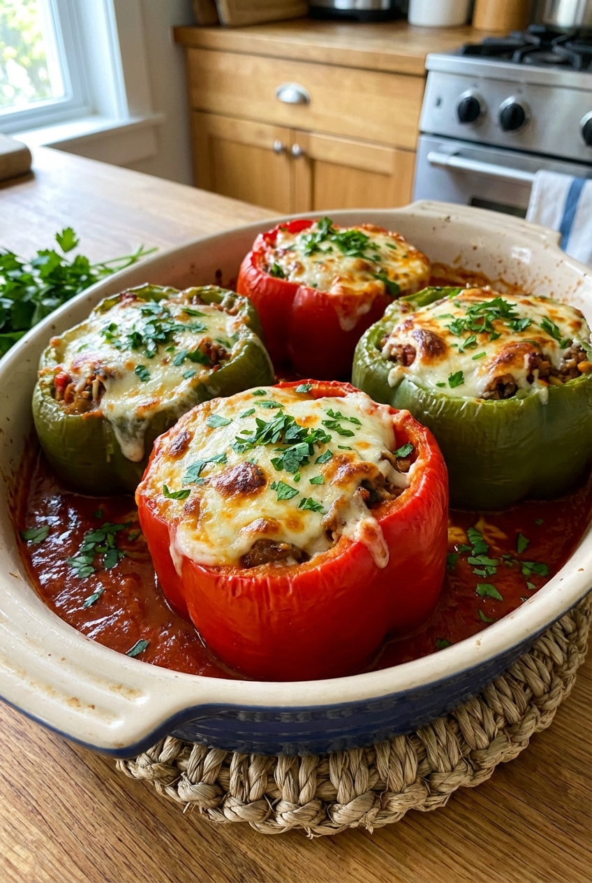 Classic Stuffed Peppers (Light and Fluffy)