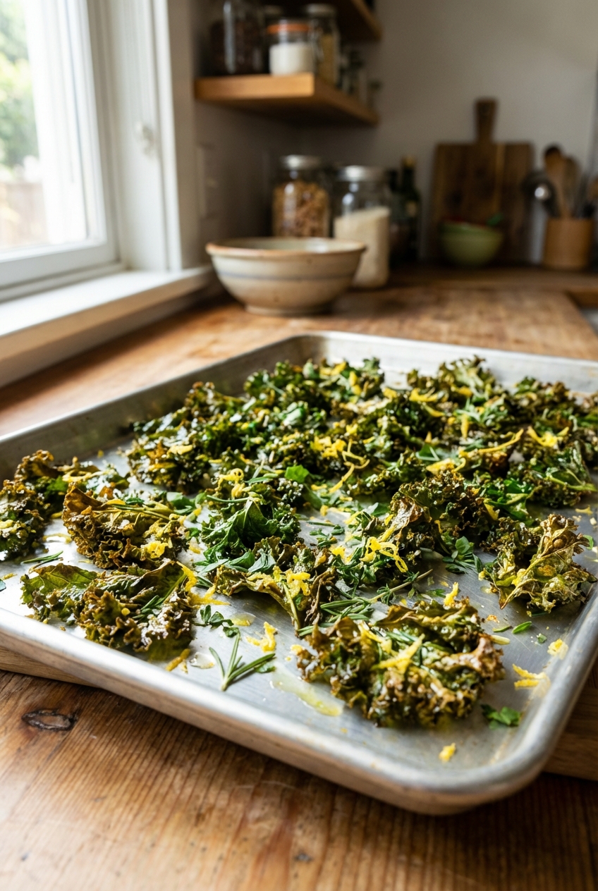 Bright & Herbal Kale Chips