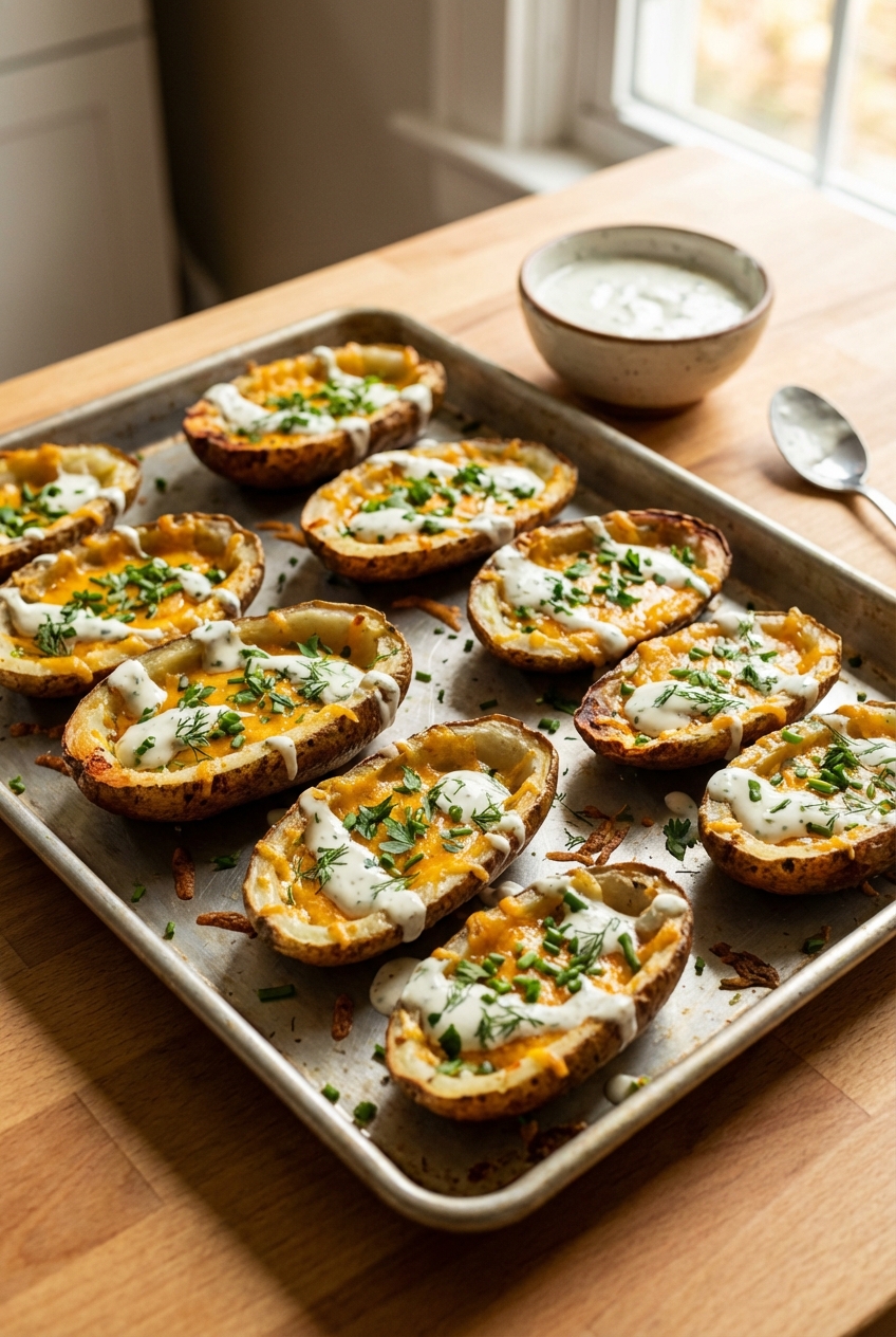 Bright & Herbal Potato Skins