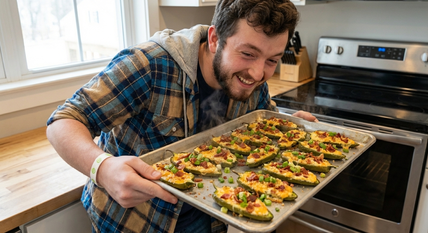 Quick Smoky Jalapeño Poppers