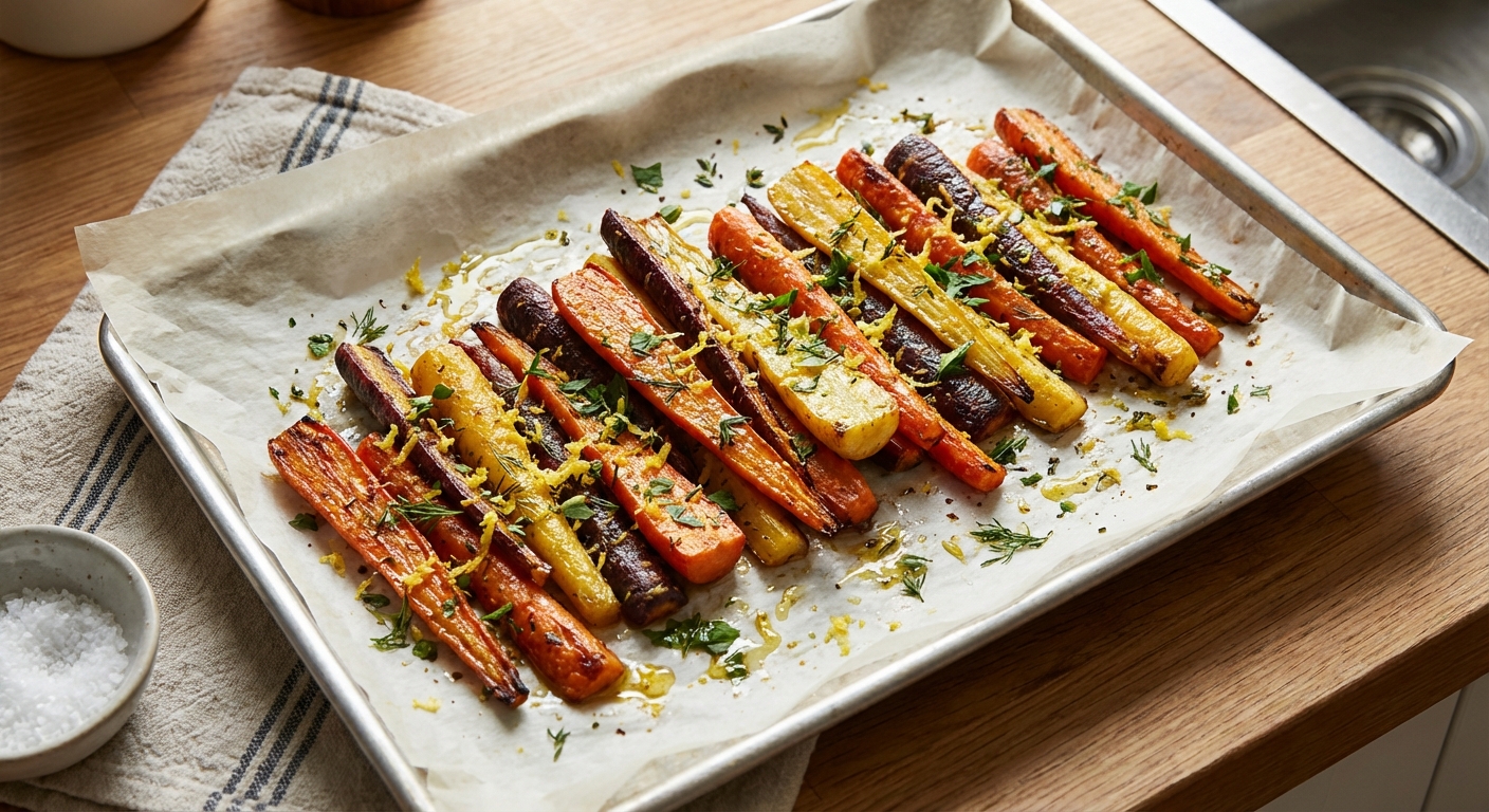 Zesty Roasted Carrots