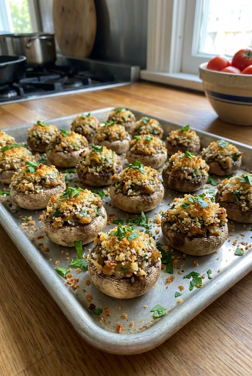 Weeknight Stuffed Mushroom Filling