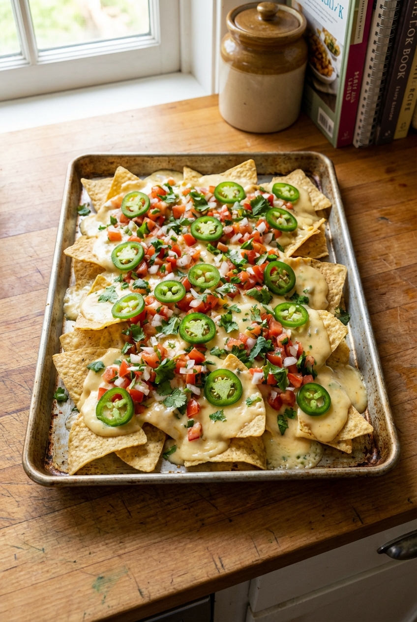 Silky Queso and Fresh Nachos