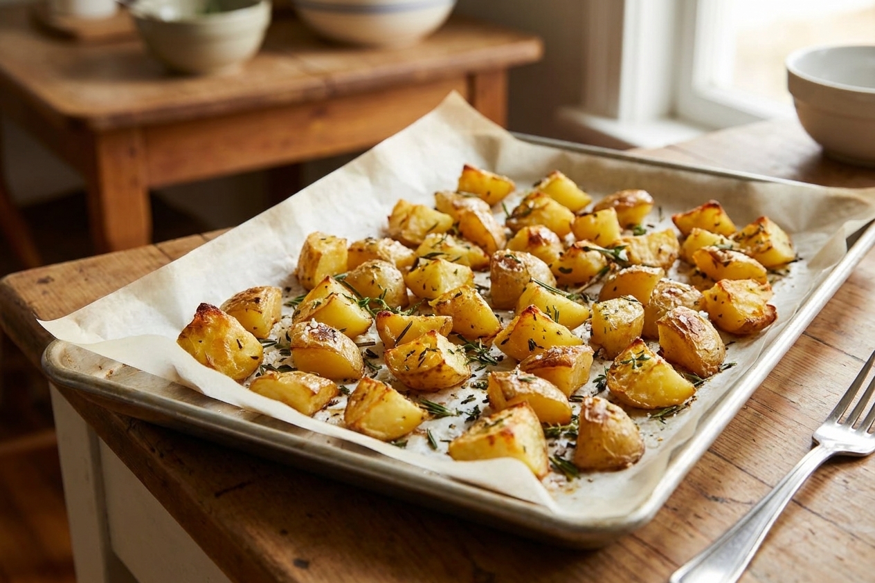 Crispy Oven Roasted Potatoes