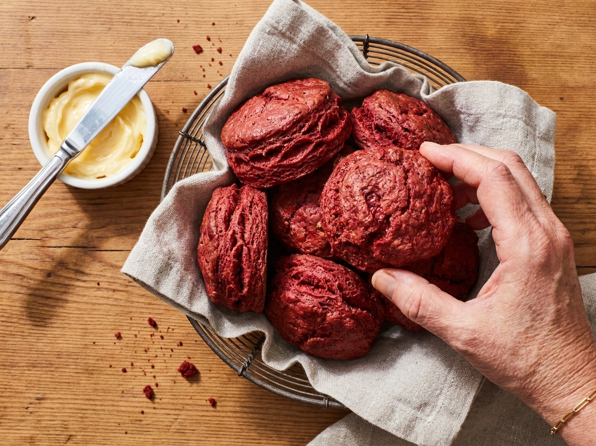 Red Velvet Biscuits