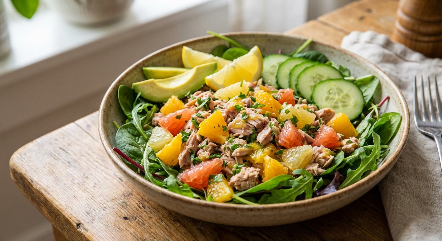 Healthy Tuna Salad With Bright Citrus