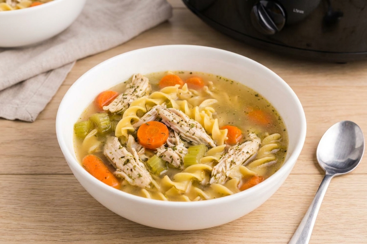 Crock Pot Chicken Noodle Soup