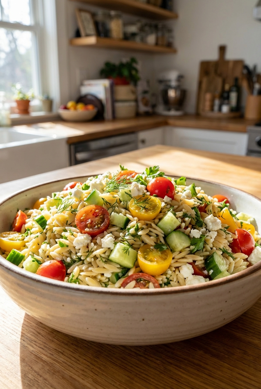 Modern Orzo Salad