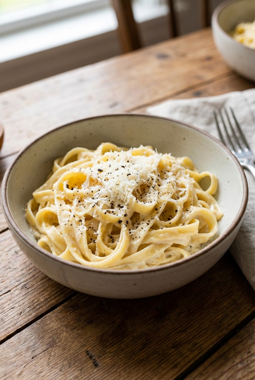 Creamy Fettuccine Alfredo
