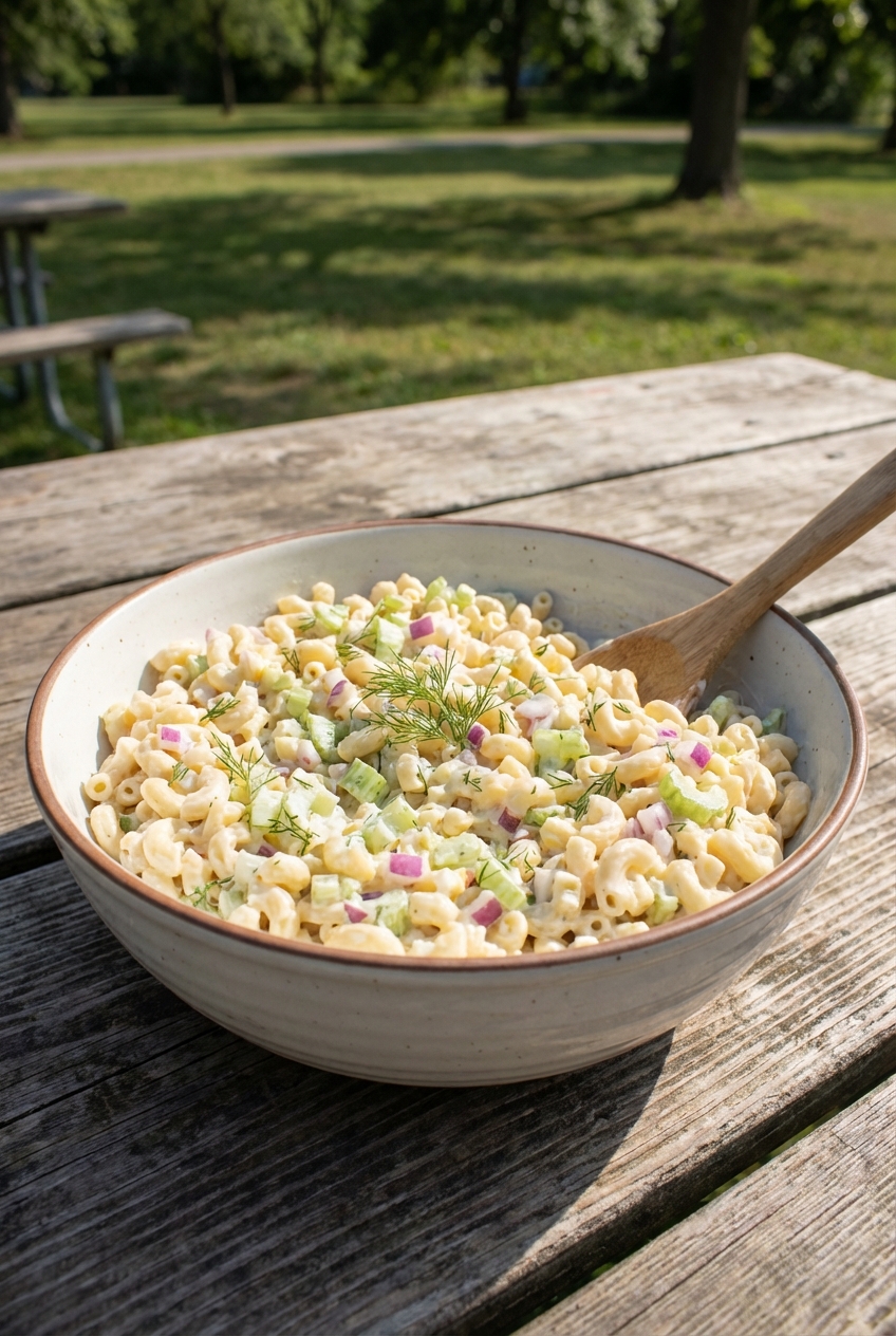 Fresh Macaroni Salad (Creamy and Easy)