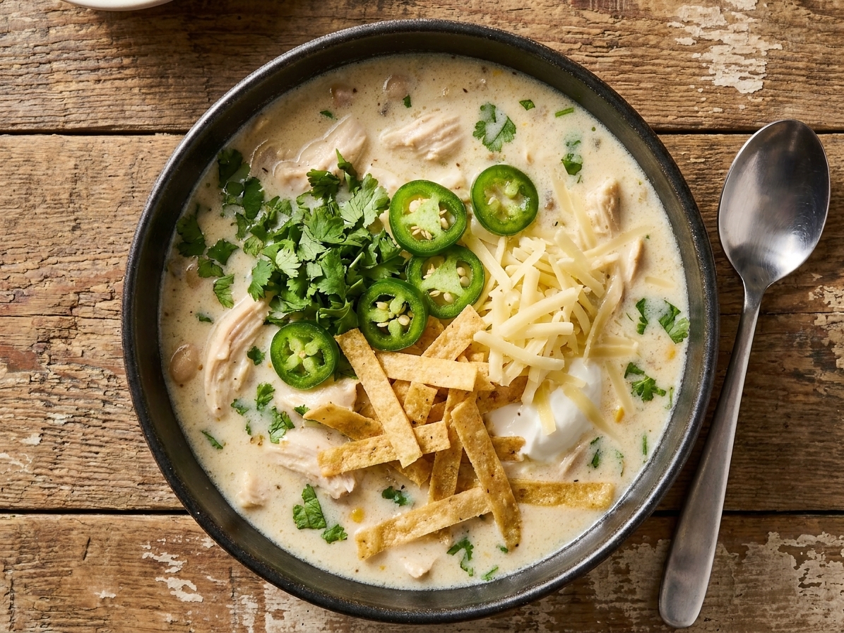 Crock Pot White Chicken Chili