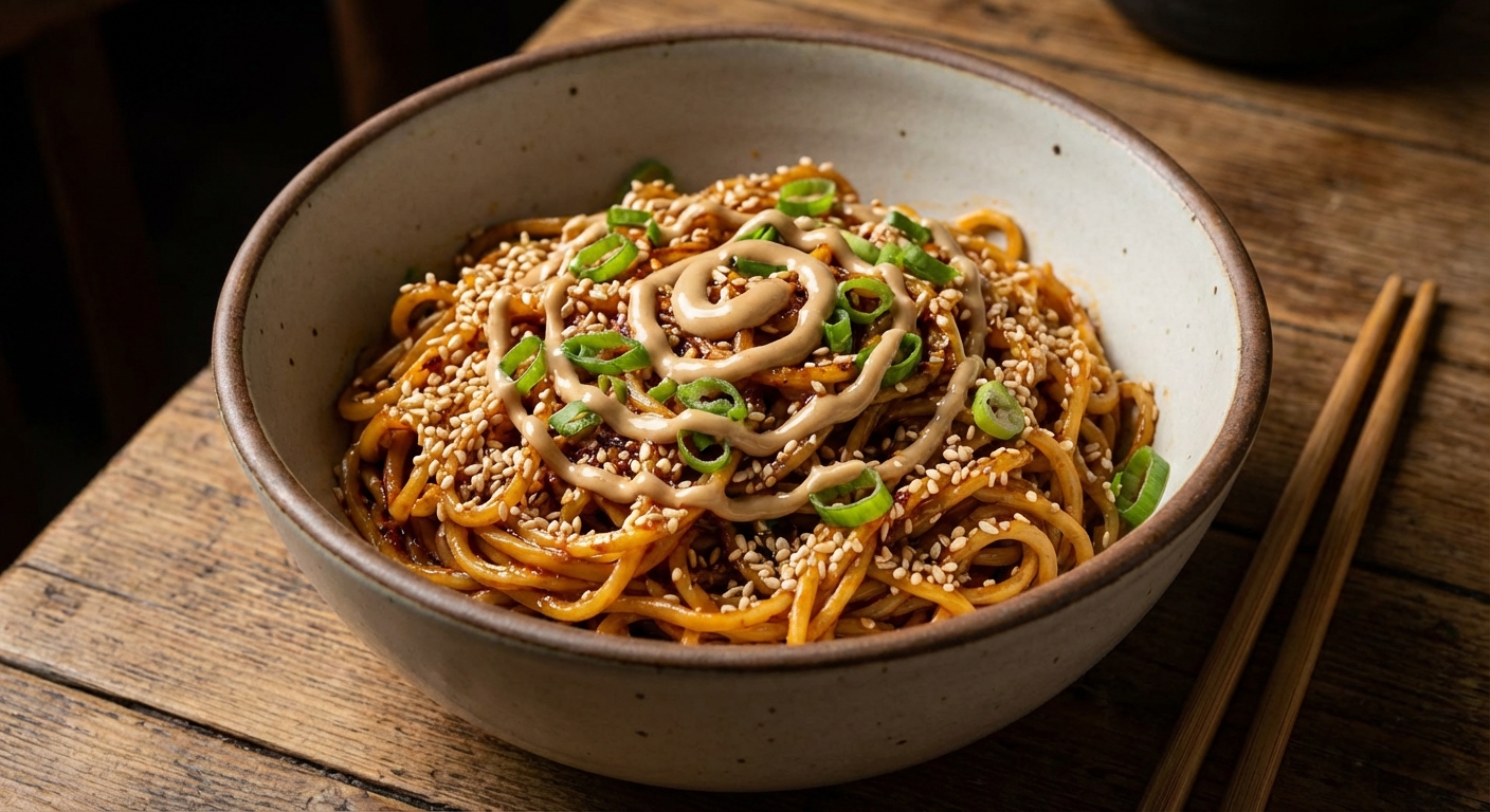 Velvety Sweet & Spicy Chili Oil Noodles