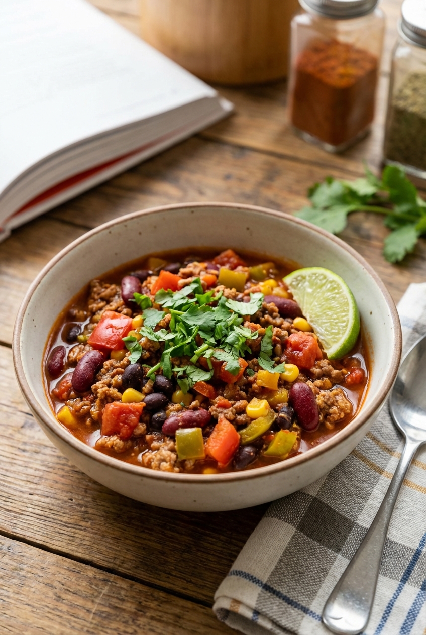Healthy Classic Chili With Lime