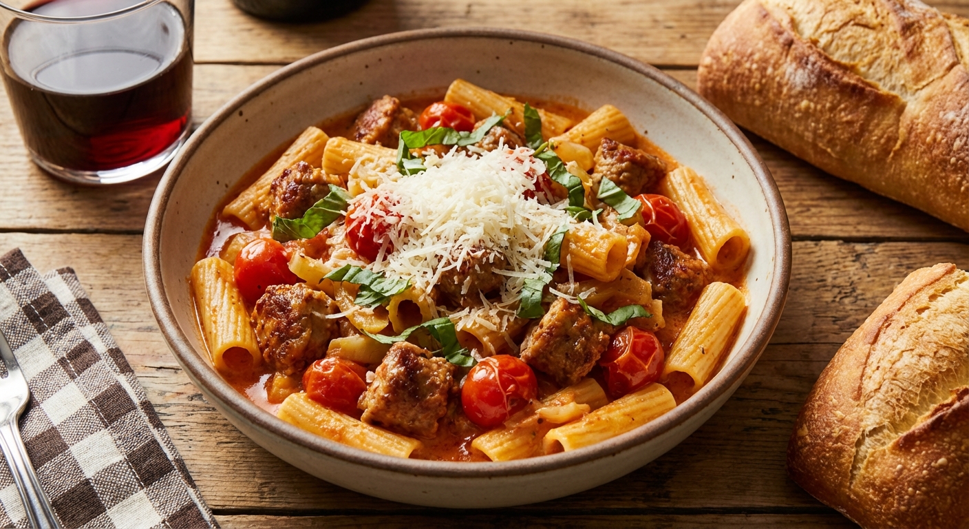 Hearty Italian Sausage Pasta