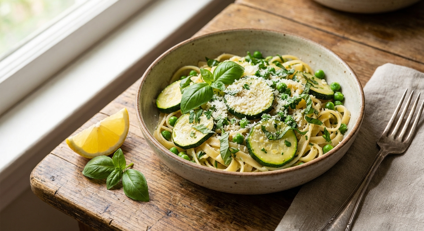 Bright and Herbal Garden Pasta