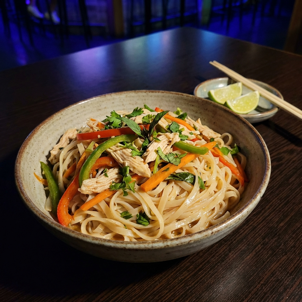 Light Pad Thai Recipe (Thai-Inspired)