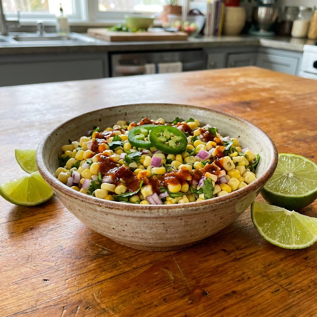 Light Chipotle Corn Salsa