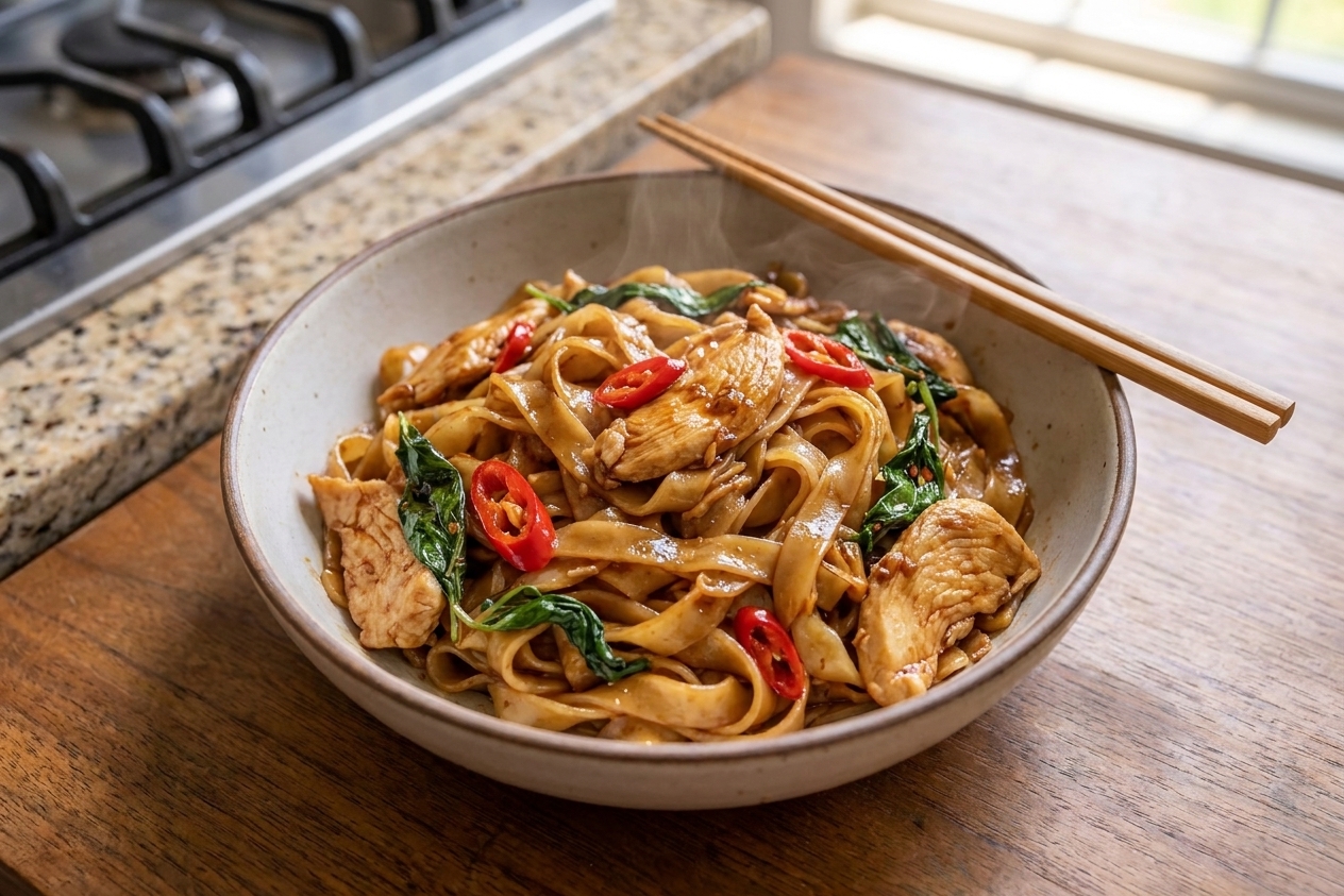 Pad Kee Mao (Thai Drunken Noodles)