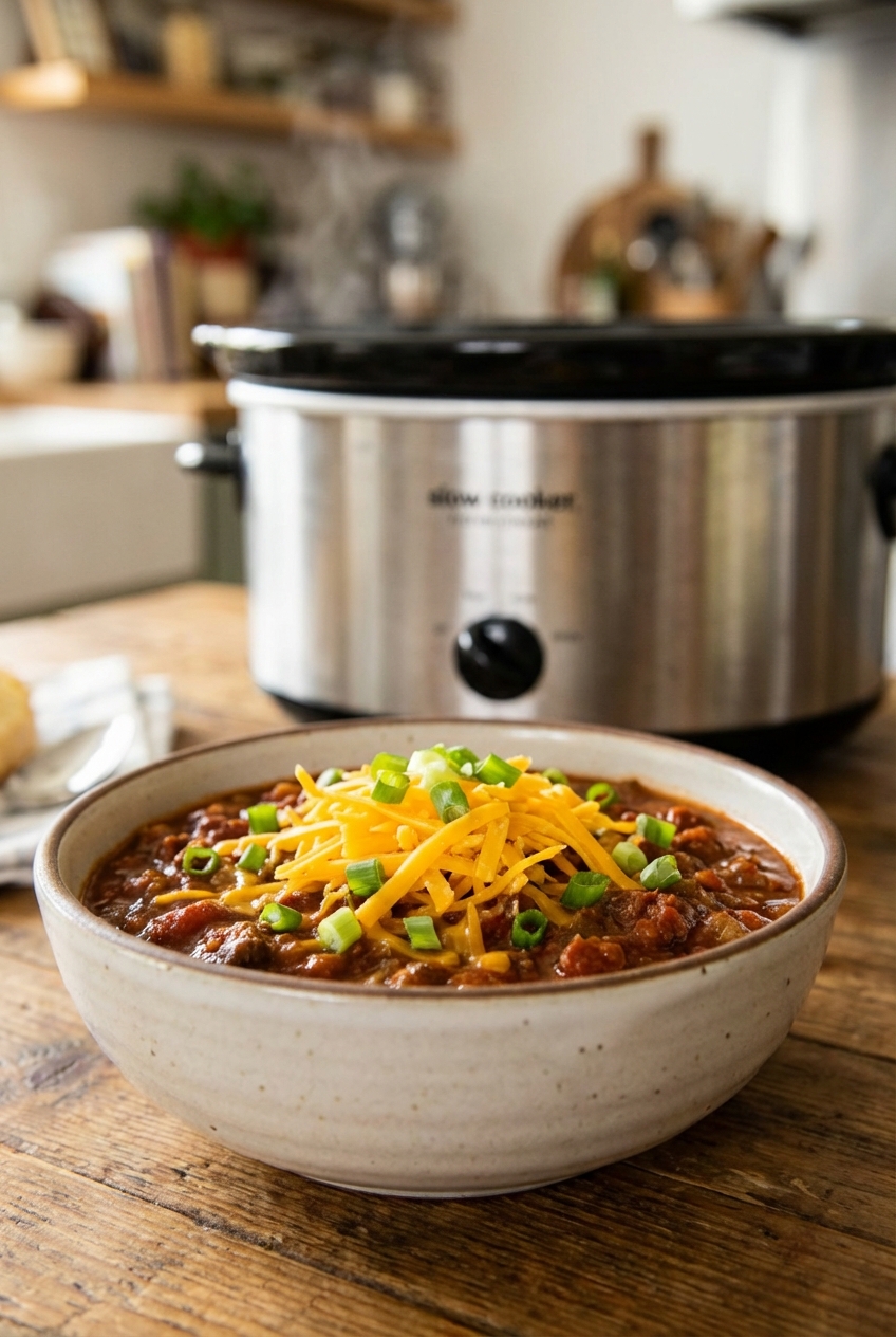 Fresh Slow Cooker Chili (Sweet and Simple)