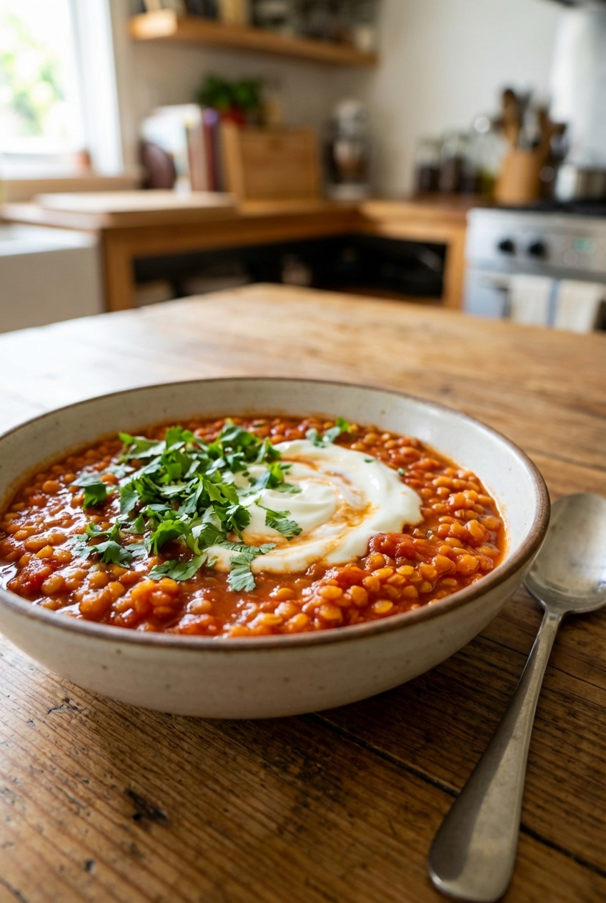Sweet and Spicy Lentils