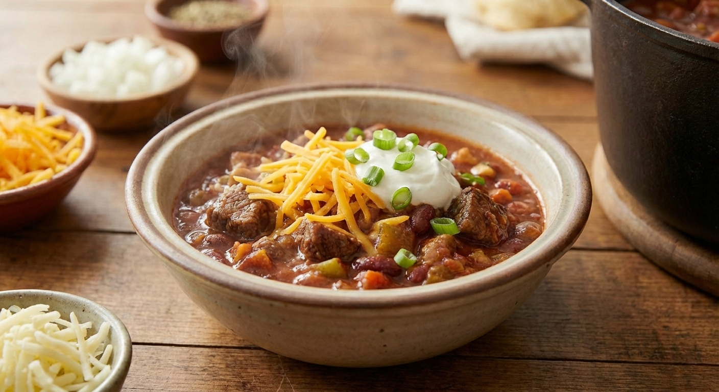 Slow Cooker Chili (Big Flavor, Low Effort)