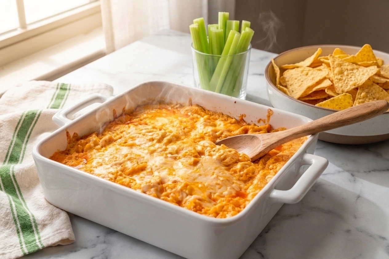 Creamy Buffalo Chicken Dip