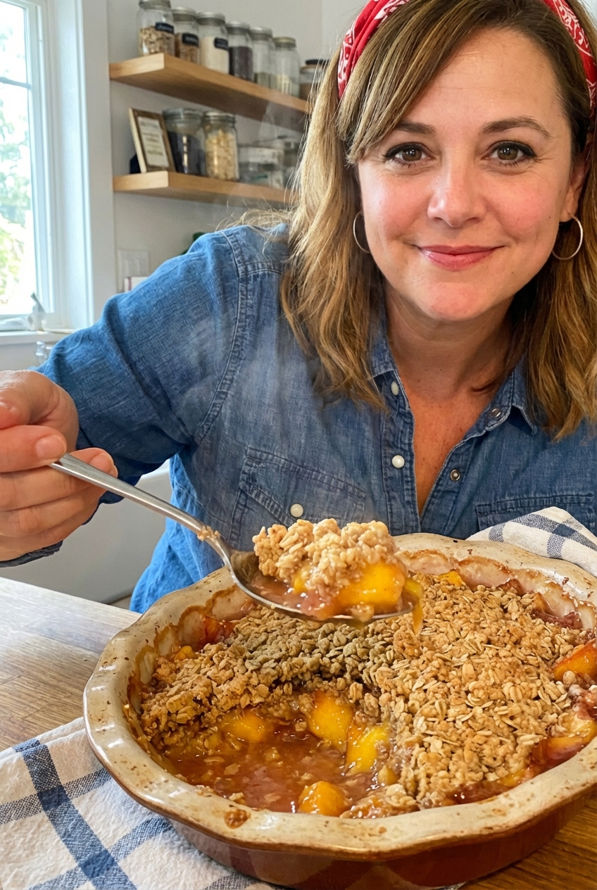Festive Peach Crumble (Smooth & Silky)
