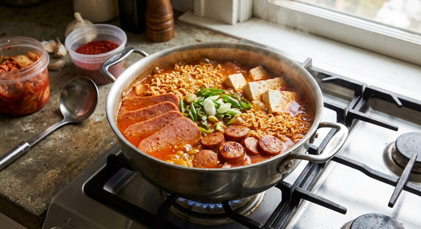 Budae Jjigae (Korean Army Base Stew)