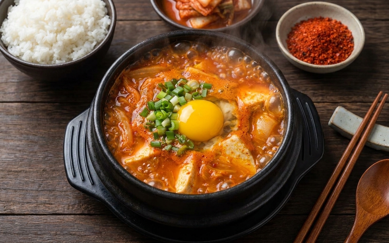 Soondubu Jjigae (Korean Soft Tofu Stew)