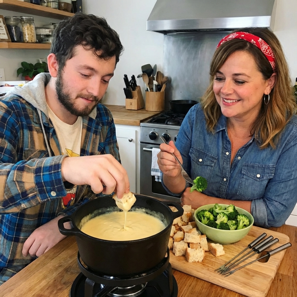 Savory Cheese Fondue