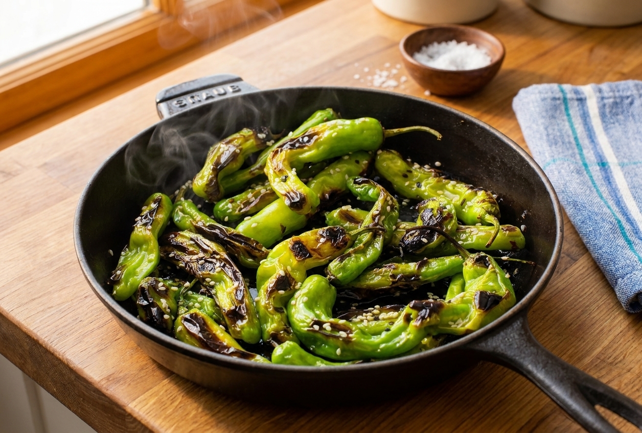 Blistered Shishito Peppers