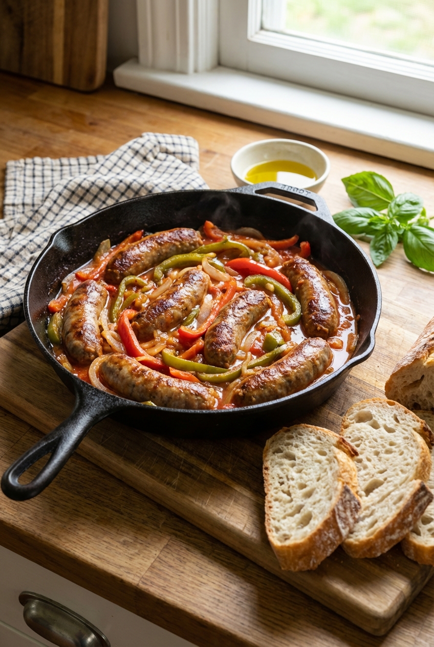 Comforting Sausage and Peppers