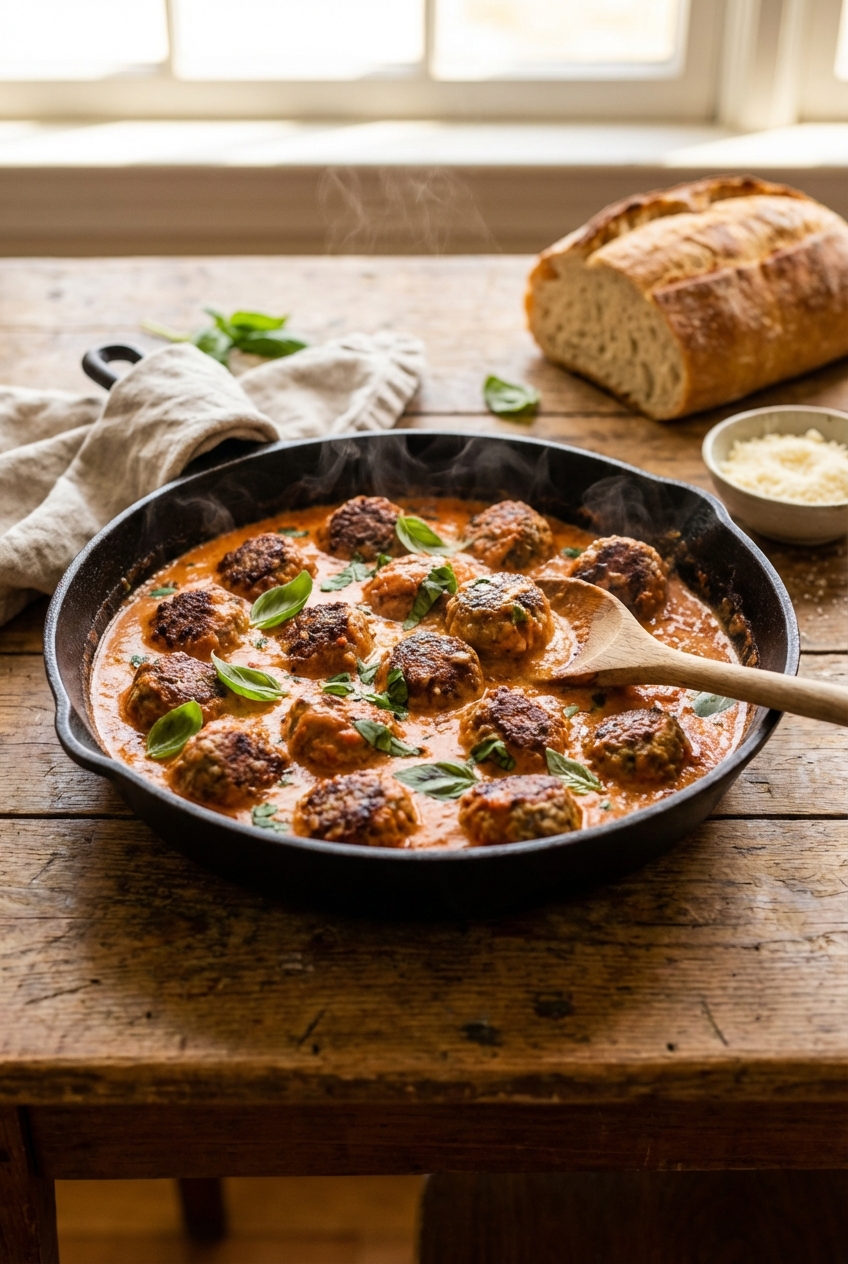 Warm & Cozy Comfort Meatballs