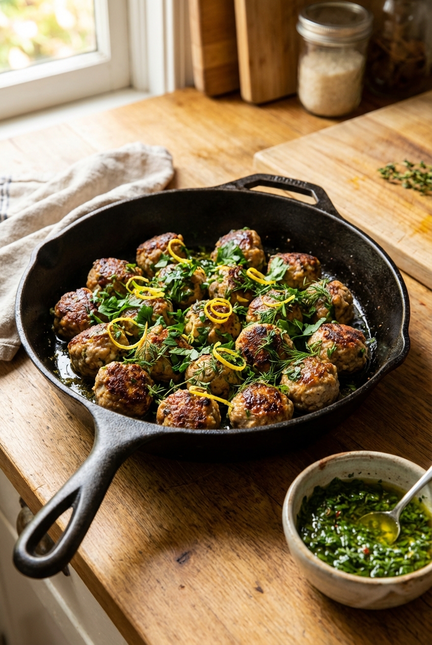 Fresh & Vibrant Turkey Meatballs