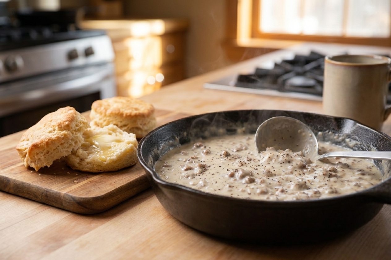 Sausage Gravy for Biscuits and Gravy