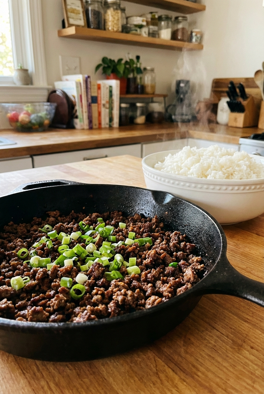 Crispy Ground Beef With Few Ingredients