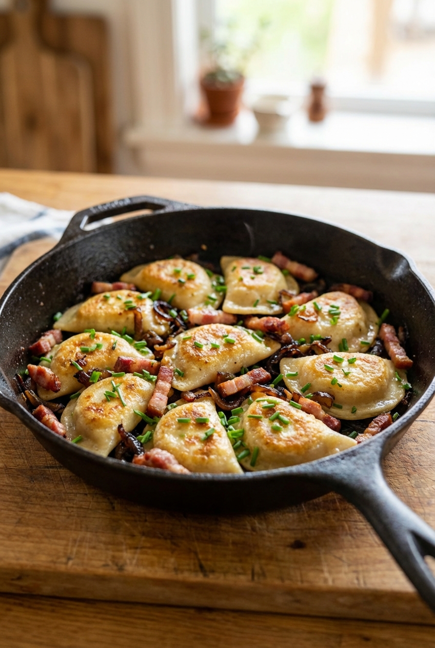 Smoky and Spicy Perogies