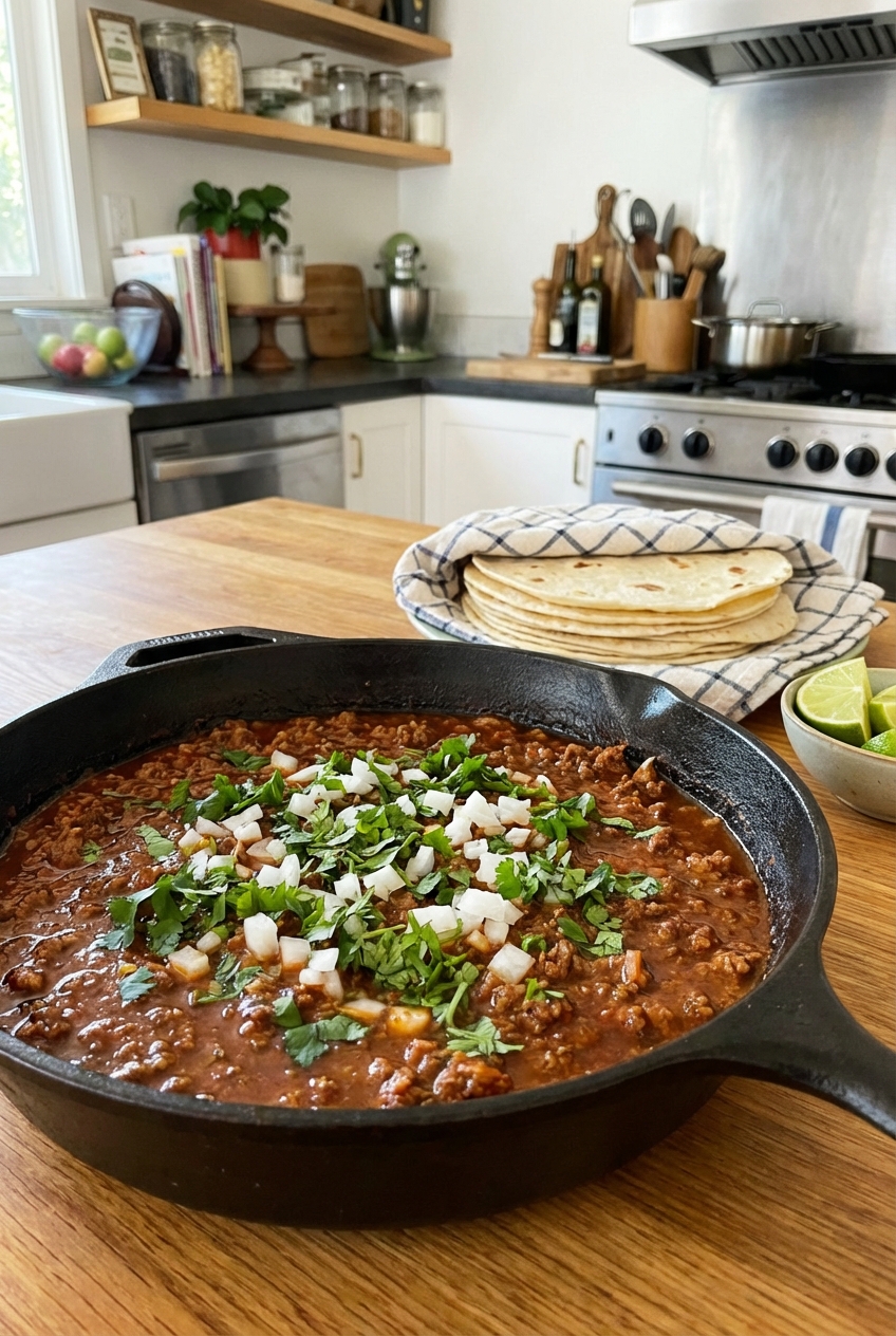Rich & Cocoa-Spiced Taco Meat