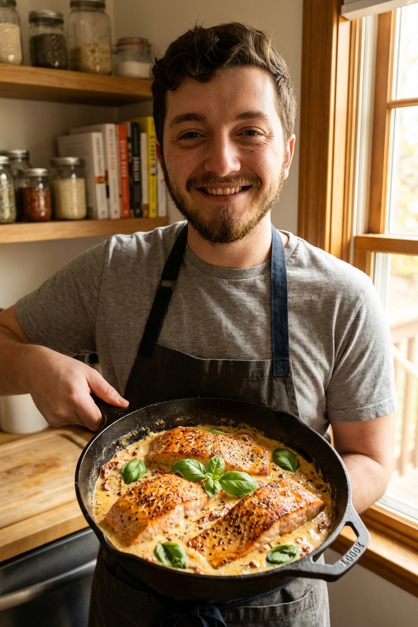 Marry Me Salmon (Creamy Sun-Dried Tomato Sauce)