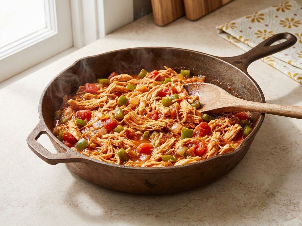 Canned Salsa Chicken