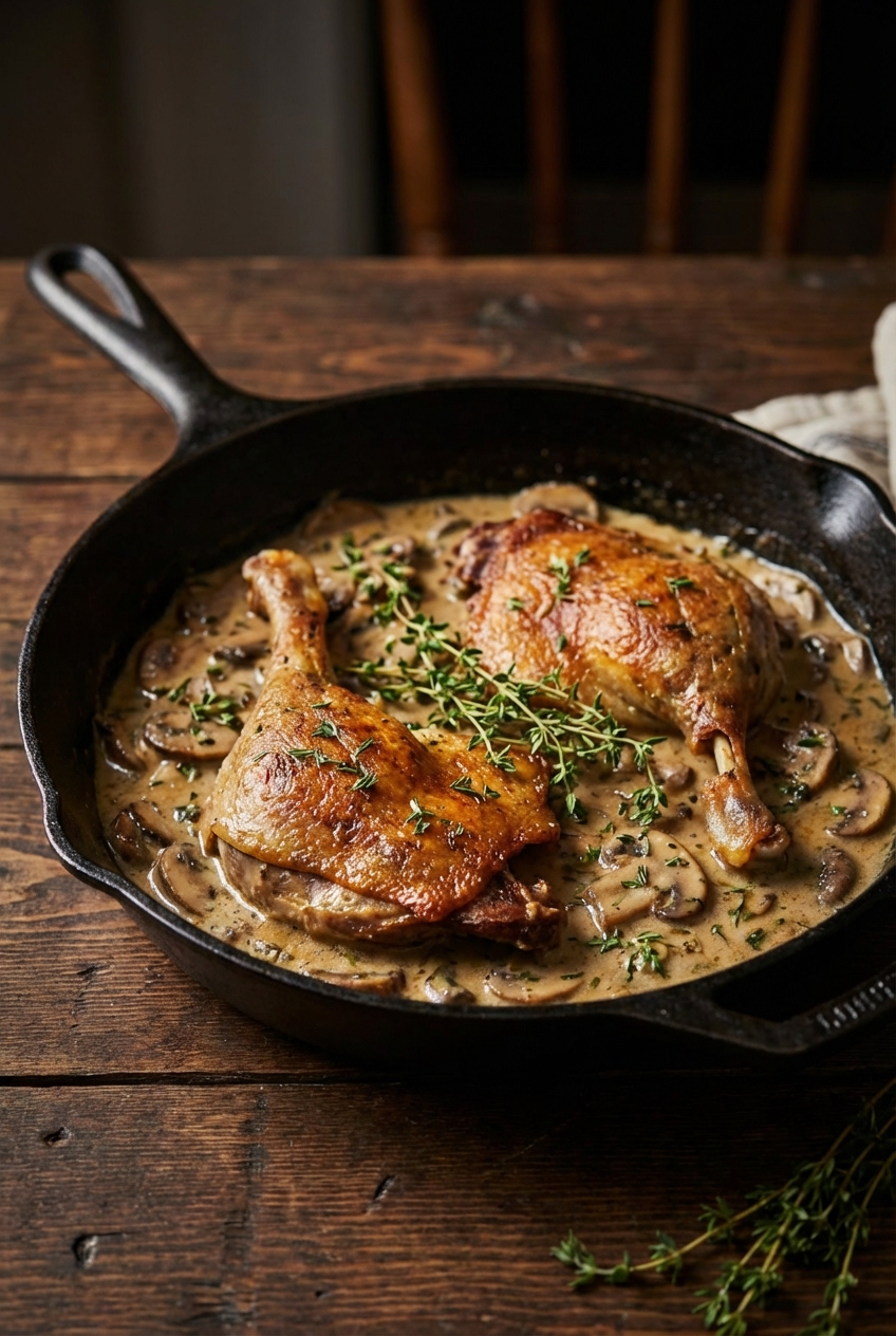 Rustic Creamy Duck