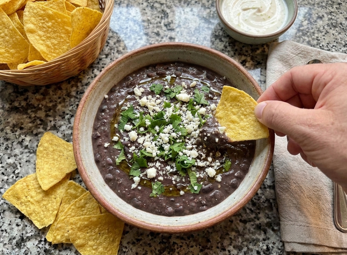 Creamy Black Bean Dip