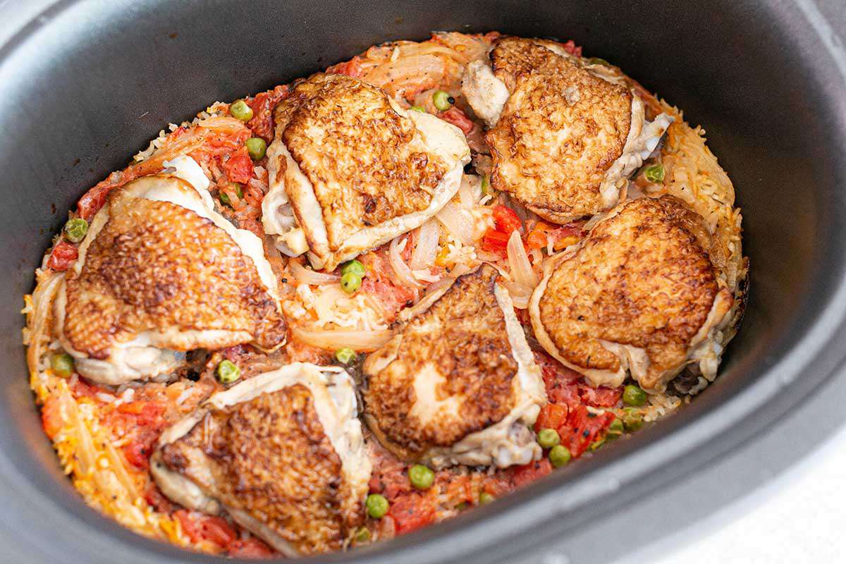 Crockpot Chicken and Rice