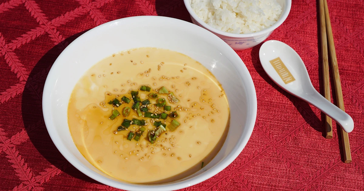 Steamed Egg (Silky Chinese Egg Custard)