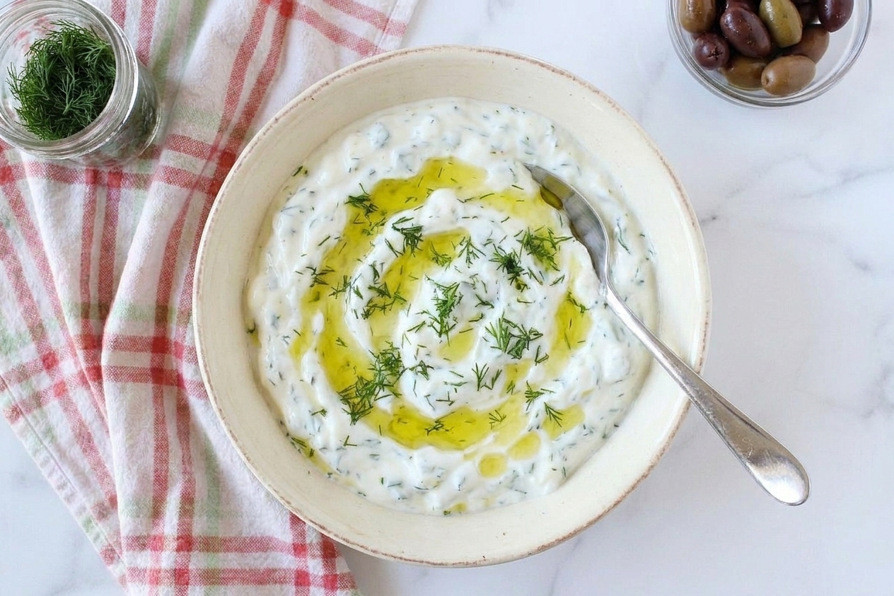 Greek Gyro Sauce (Tzatziki)