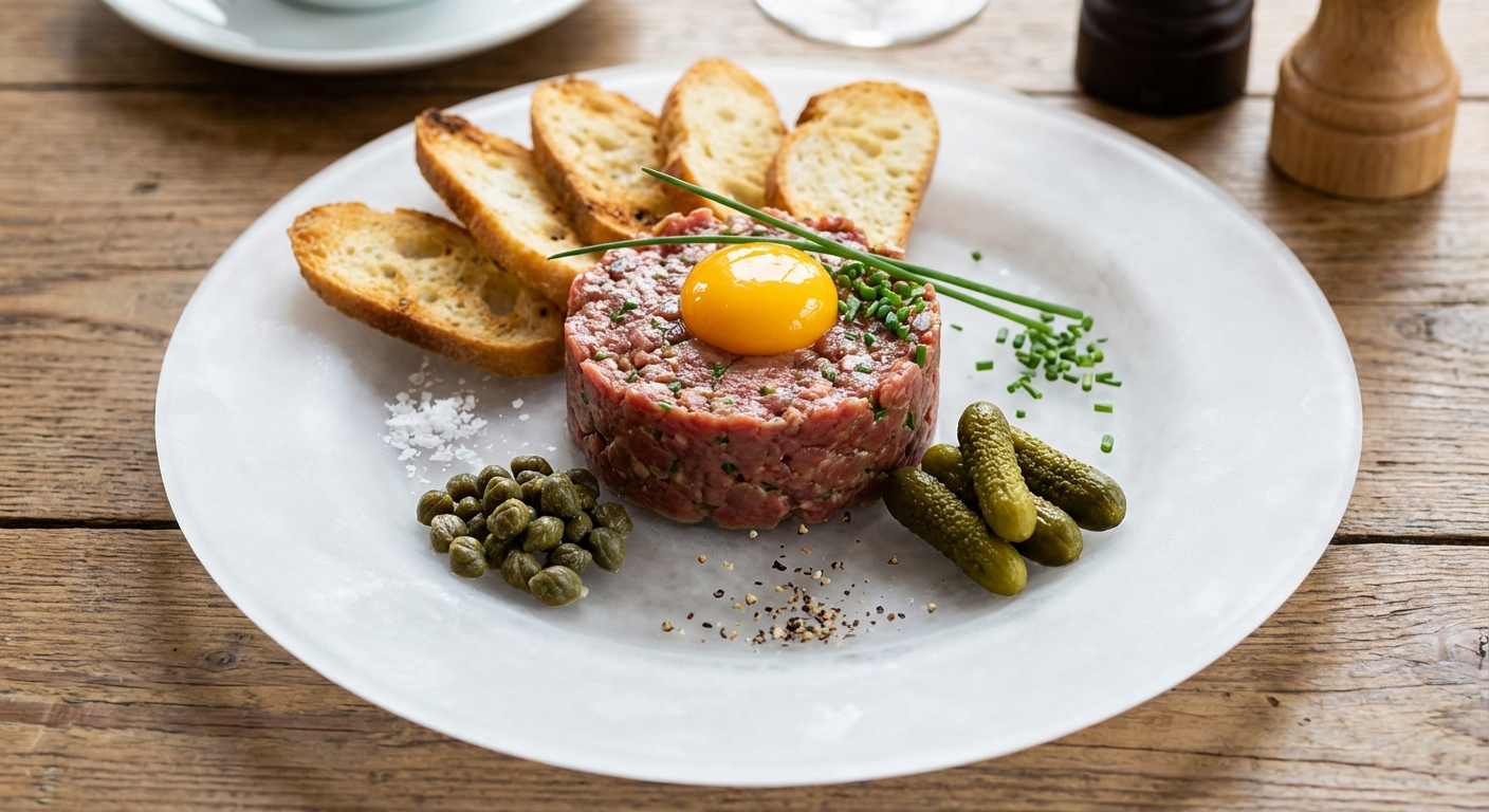Elegant Steak Tartare (Classic Bistro Style)